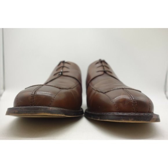 Florsheim Brown Leather Split Toe Lace Up Oxfords Shoes Men\'s 13 D main image 4